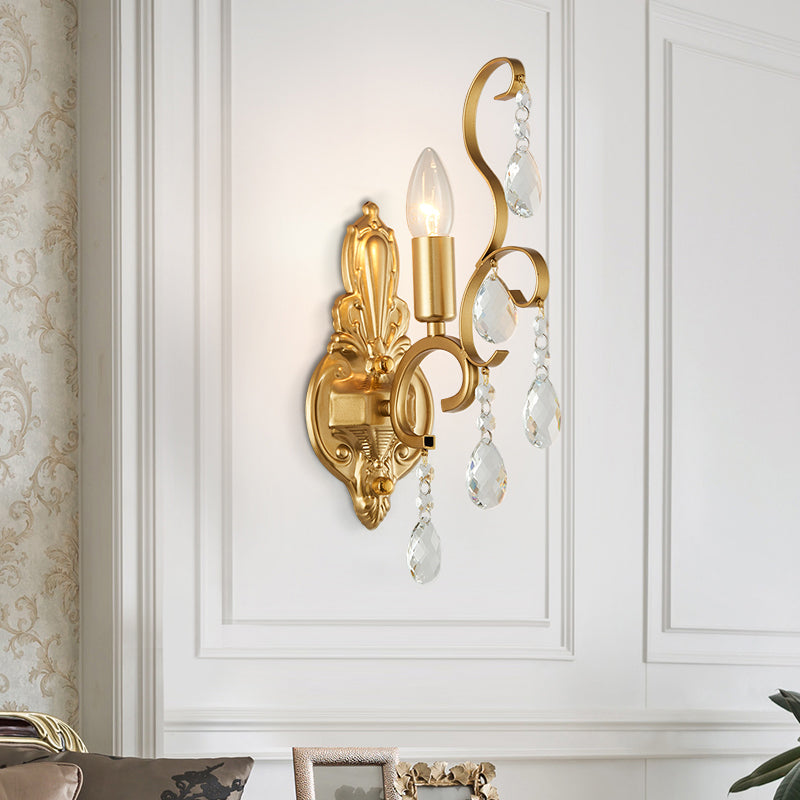 Bannister Golden Candle Wall Light - Reflect Lighting