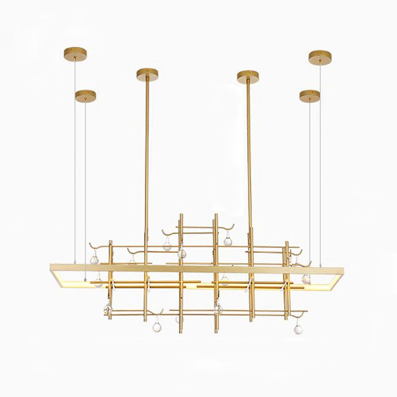 Sherburne Abdera Gold Chandelier - Reflect Lighting