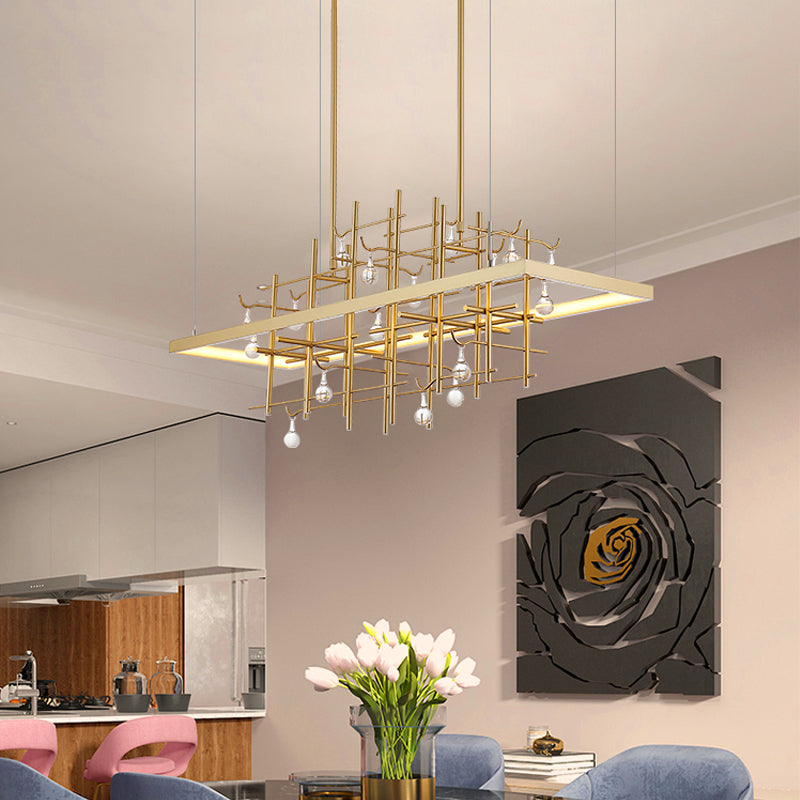 Sherburne Abdera Gold Chandelier - Reflect Lighting