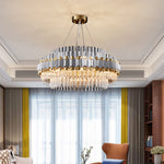 Gigi Crystal Chandeliers-Round/Rectangle - Reflect Lighting
