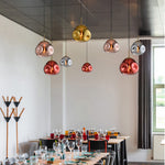 Pressley Vard Pendant Light- Smoky Grey/ Rose Gold/ Red/ Cognac - Reflect Lighting