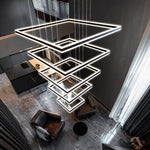 Malena Olena Black LED Chandelier - Reflect Lighting