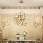 Lotus Flower Crystal Chandelier-6 Colours - Reflect Lighting