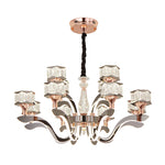 Fraser LED Crystal Shaded Chandelier - Reflect Lighting