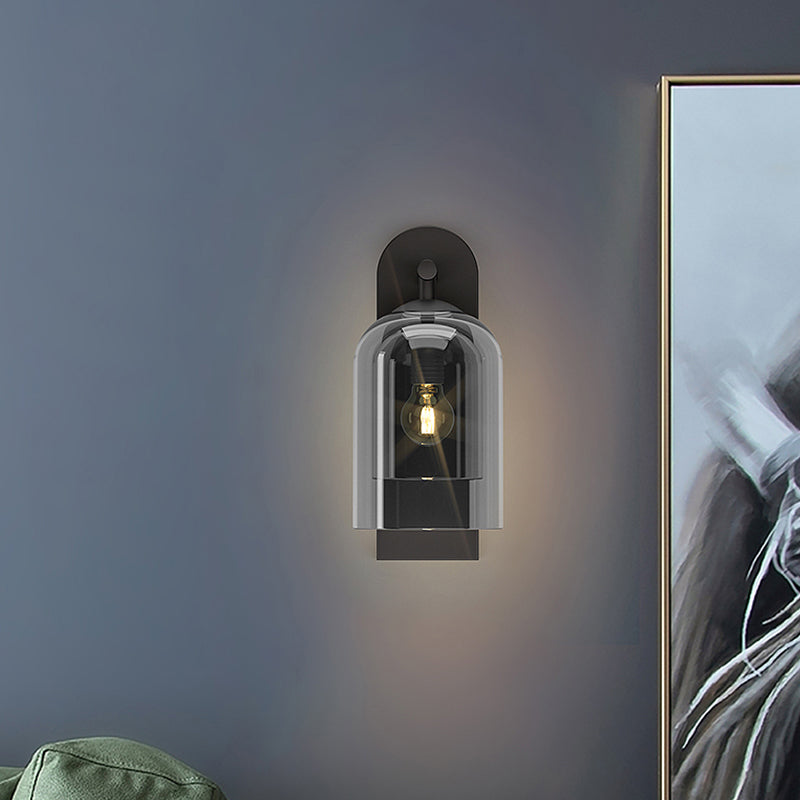 Mireille Haffner Wall Lamp- Smoky Grey/Clear/ Cognac - Reflect Lighting
