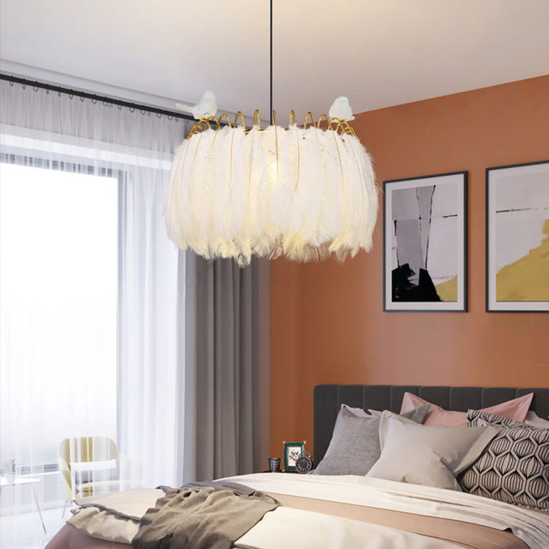 Redneck Feather Bird Chandelier - Reflect Lighting