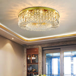 Bennie Crystal Ceiling Light- Gold/Chrome - Reflect Lighting