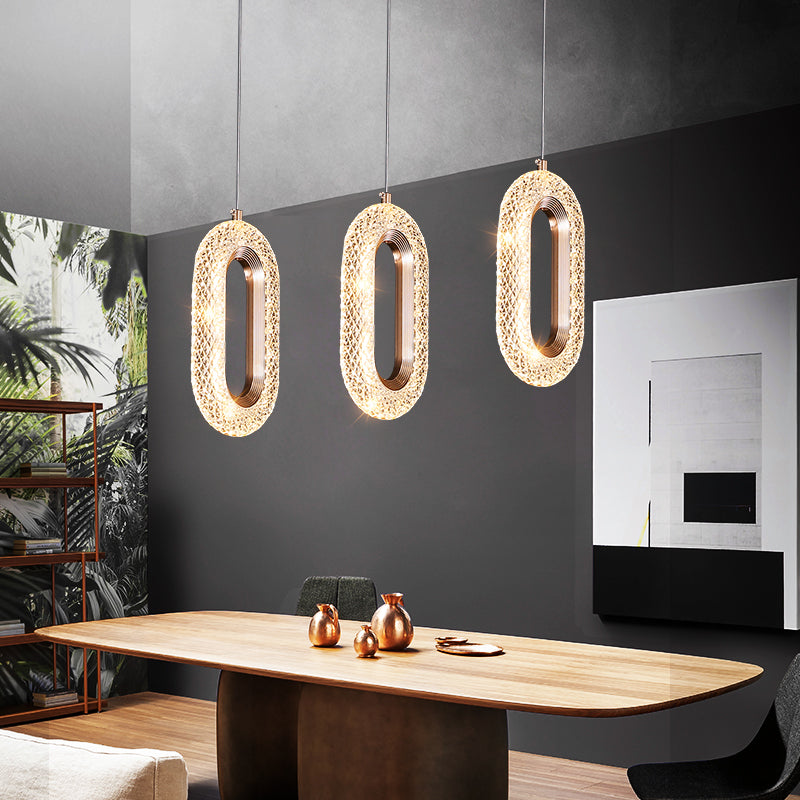 Ogilvy Champagne Gold Staircase Chandelier - Reflect Lighting