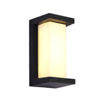 Garver Black LED Outdoor Wall Light - Reflect Lighting
