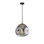 Pressley Vard Pendant Light- Smoky Grey/ Rose Gold/ Red/ Cognac - Reflect Lighting