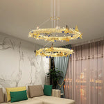 Oppenheim Gold Butterfly Ring Chandelier - Reflect Lighting
