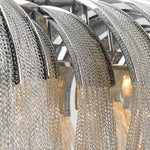Flap Rope Tassel Chrome/Gold Chandelier - Reflect Lighting