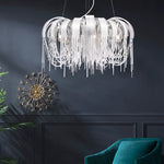 Flap Rope Tassel Chrome/Gold Chandelier - Reflect Lighting