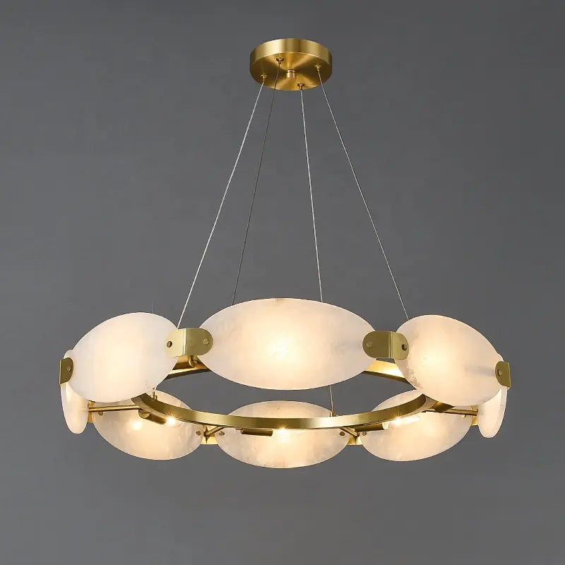 Eubanks Copper Marble Chandelier