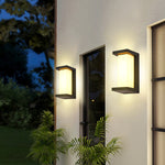 Garver Black LED Outdoor Wall Light - Reflect Lighting