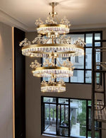 Darianna Boomery Gold LED Chandelier