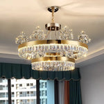 Darianna Boomery Gold LED Chandelier