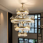 Darianna Boomery Gold LED Chandelier