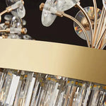 Darianna Boomery Gold LED Chandelier