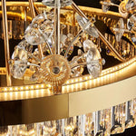 Darianna Boomery Gold LED Chandelier