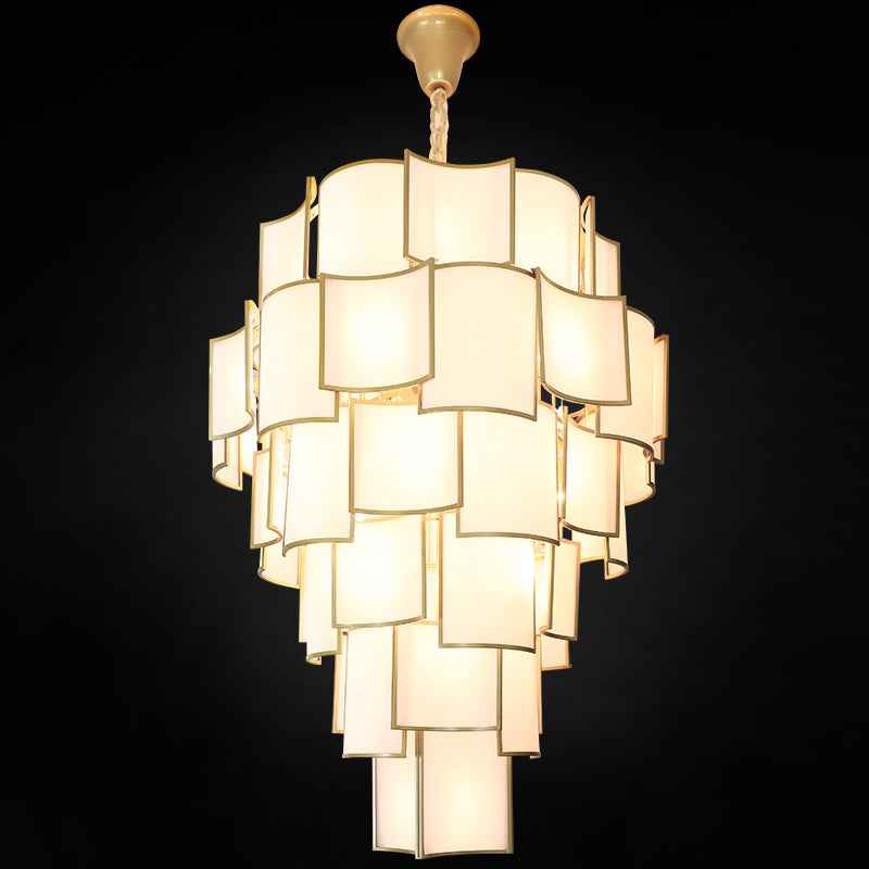 Annija Boody Gold Chandelier
