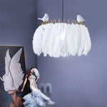 Redneck Feather Bird Chandelier - Reflect Lighting