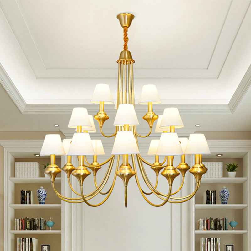 Askanaz Abaz Gold Chandelier- Round/Rectangular