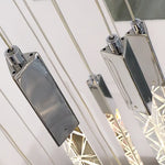 Hiatt Abeer Chrome Staircase Chandelier - Reflect Lighting