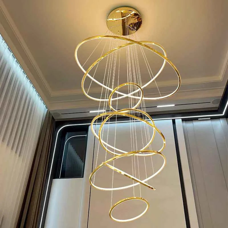 Backman Morandi Gold Ring Chandelier