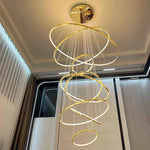 Backman Morandi Gold Ring Chandelier