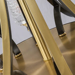 Hadleigh Dirksen Copper Gold Chandelier - Reflect Lighting