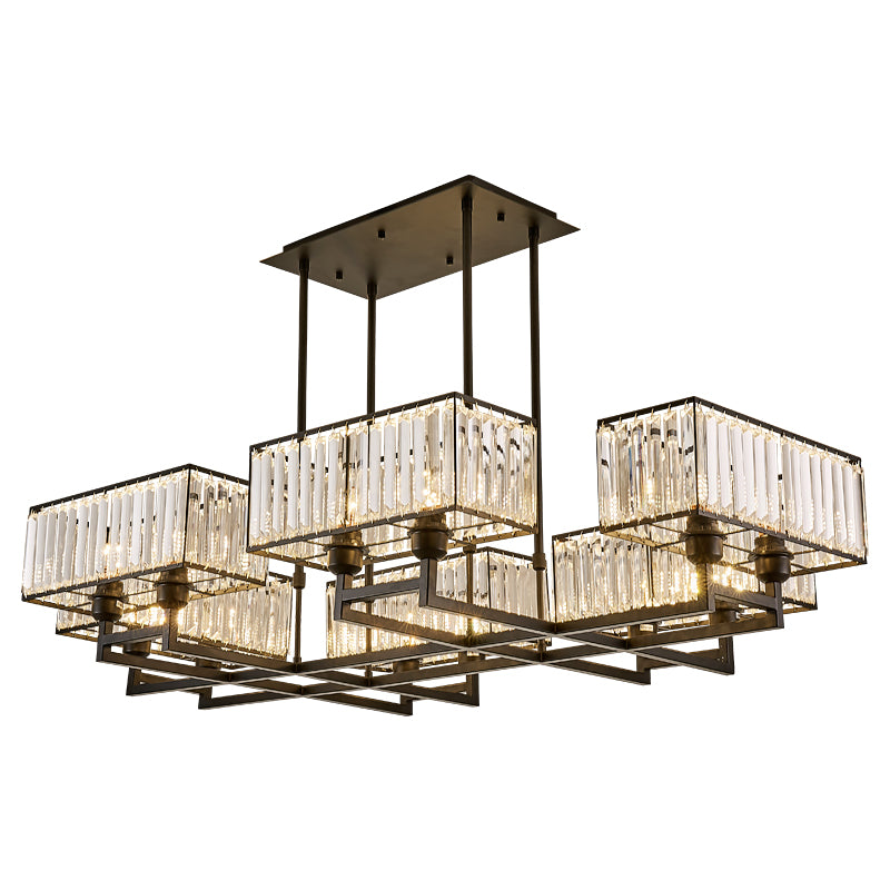 Eshleman Black Crystal Chandelier - Reflect Lighting