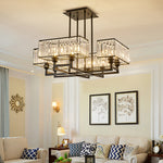 Eshleman Black Crystal Chandelier - Reflect Lighting