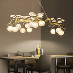Hazel Gold LED Braided Chandelier - Reflect Lighting