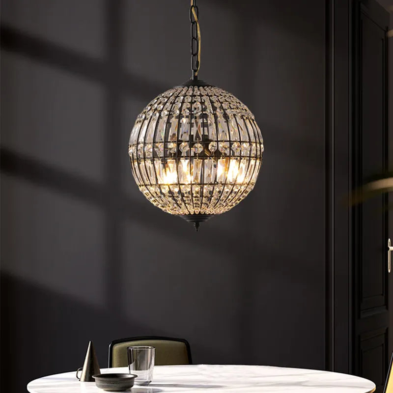 Aurora Cascade Pendant Light- Gold/Black