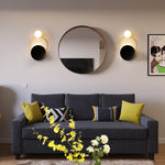 Sconce Black/Gold Wall Lamps - Reflect Lighting