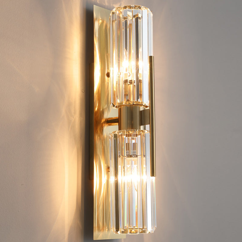 Bambini Gold Crystal Wall Light - 2 Shapes - Reflect Lighting