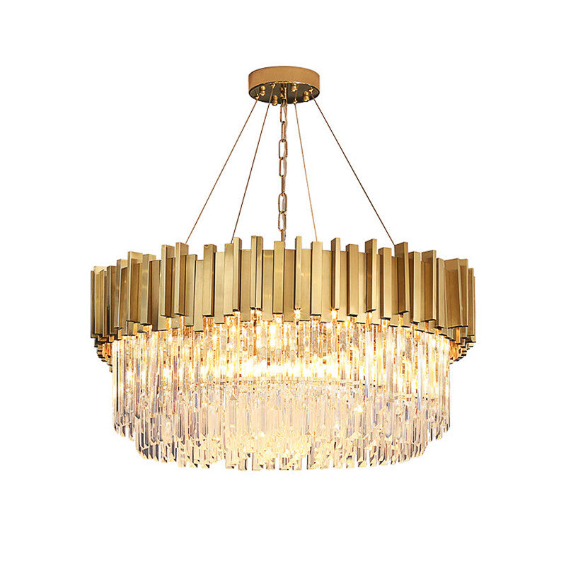 Full Set Gold Crystal Chandelier Light - Reflect Lighting