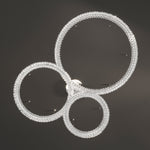 Icaro Silver Ring Chandelier - Reflect Lighting
