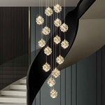 Celestial Cascade Crystal Chandelier