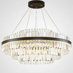 Chevonne Hopkins Gold Crystal Chandelier– Round/Rectangular - Reflect Lighting