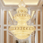 Large Beaded Crystal Chandelier - Reflect Lighting