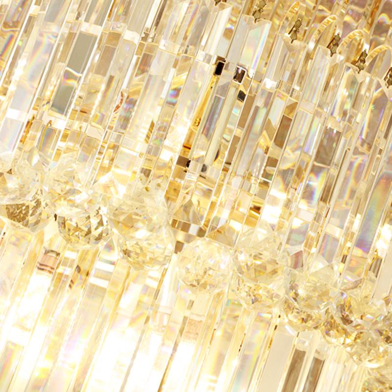 Large Beaded Crystal Chandelier - Reflect Lighting