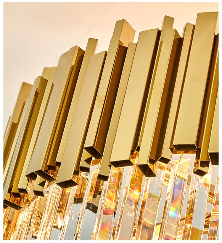 Metal Large Spiral Glass Chandelier - Reflect Lighting