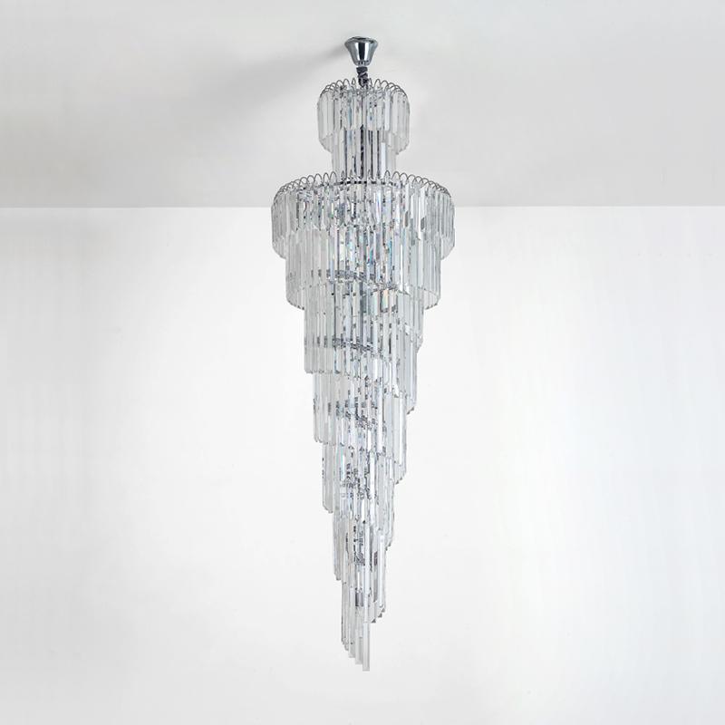 Spiral Crystal Chandelier Light - Reflect Lighting