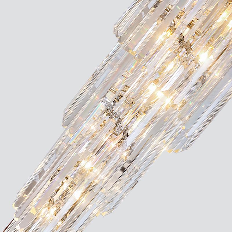 Spiral Crystal Chandelier Light - Reflect Lighting