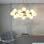 Forged Circle Iron Chandelier- Round/Rectangle - Reflect Lighting