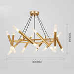 Tubed Tree Chandelier