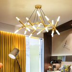 Tubed Tree Chandelier