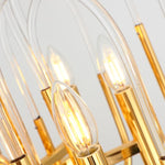 U Shape Acrylic Chandelier - Reflect Lighting